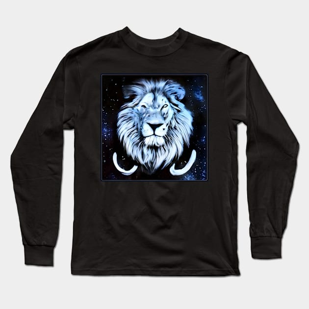 SURREAL LION #6 Long Sleeve T-Shirt by ALLTHINGSMINv